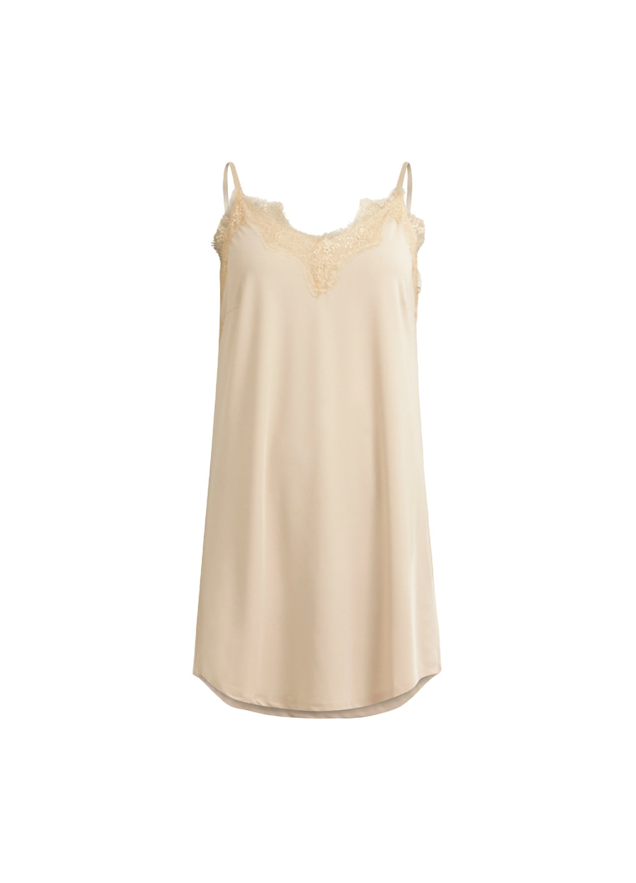 CC Heart CC HEART SLIP JURK MET KANT Dress Nude - 331