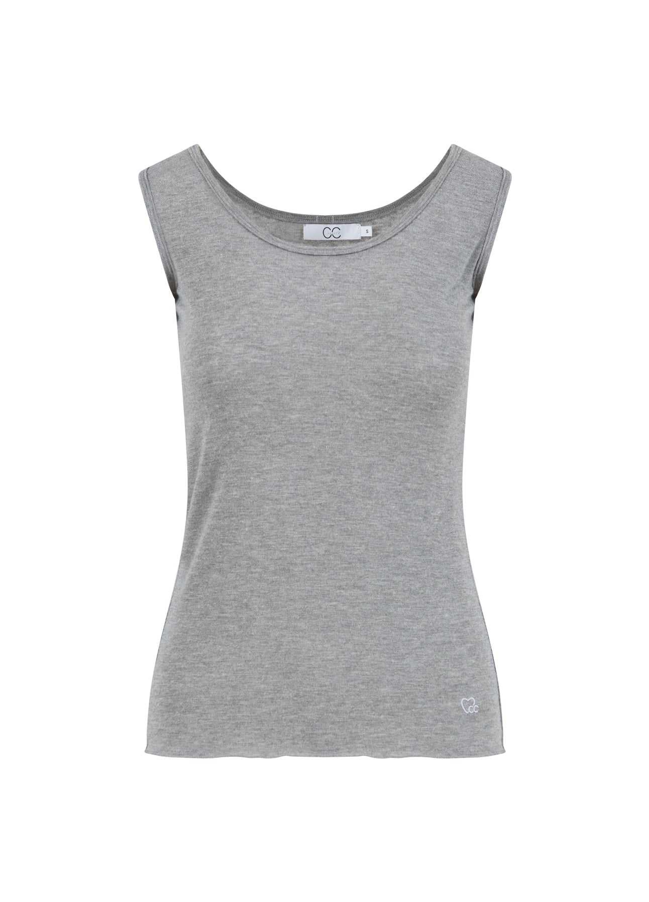CC Heart CC HEART LANA WOLLEN TANKTOP Shirt/Blouse Grey melange - 142