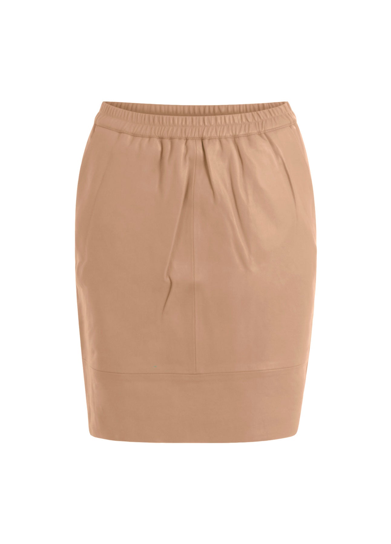 CC Heart CC HEART LEATHER SKIRT Skirt Golden Beige - 346