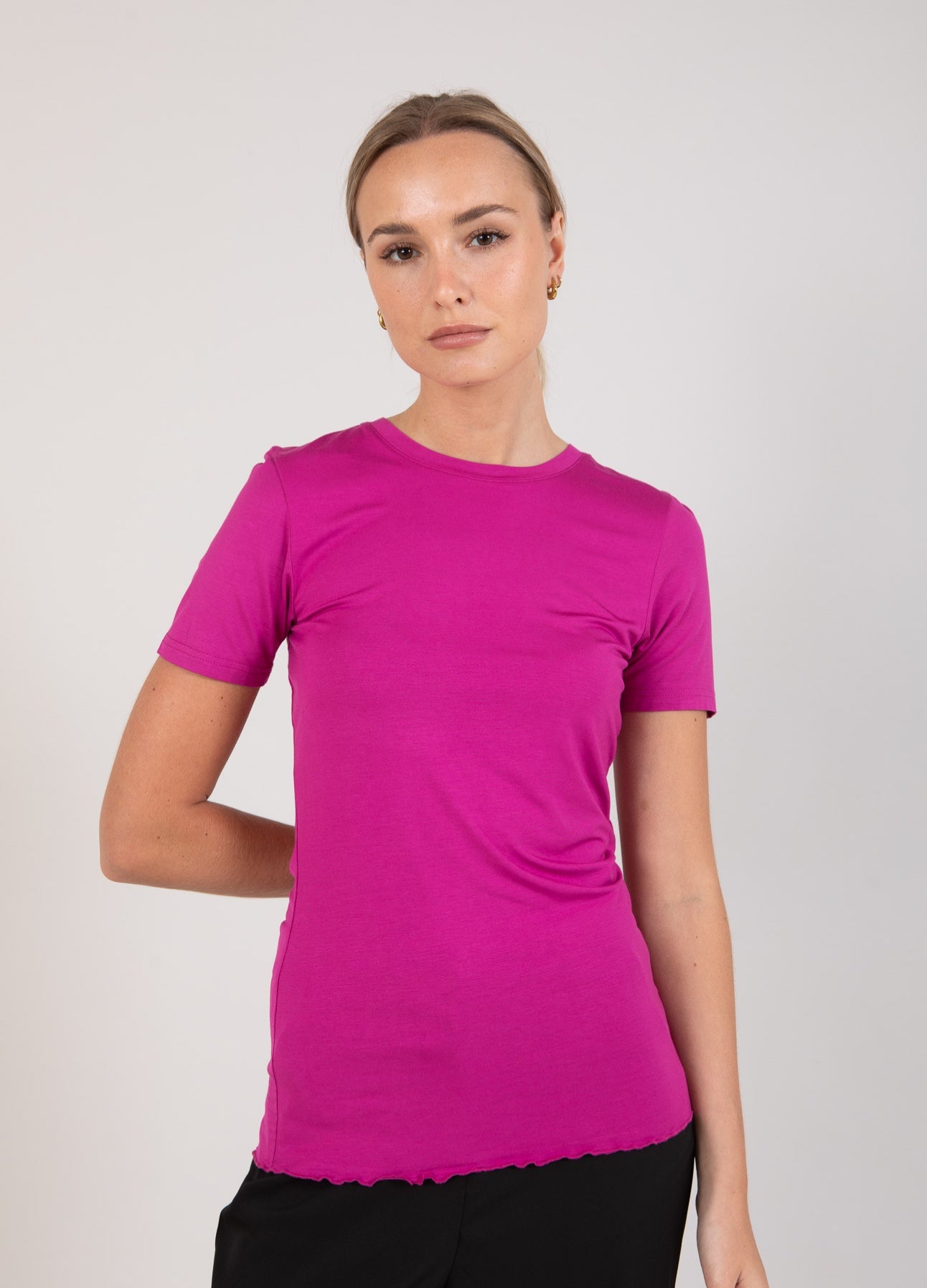 CC Heart CC HEART SOFIA KORTE MOUW BLOUSE Shirt/Blouse Berry - 693