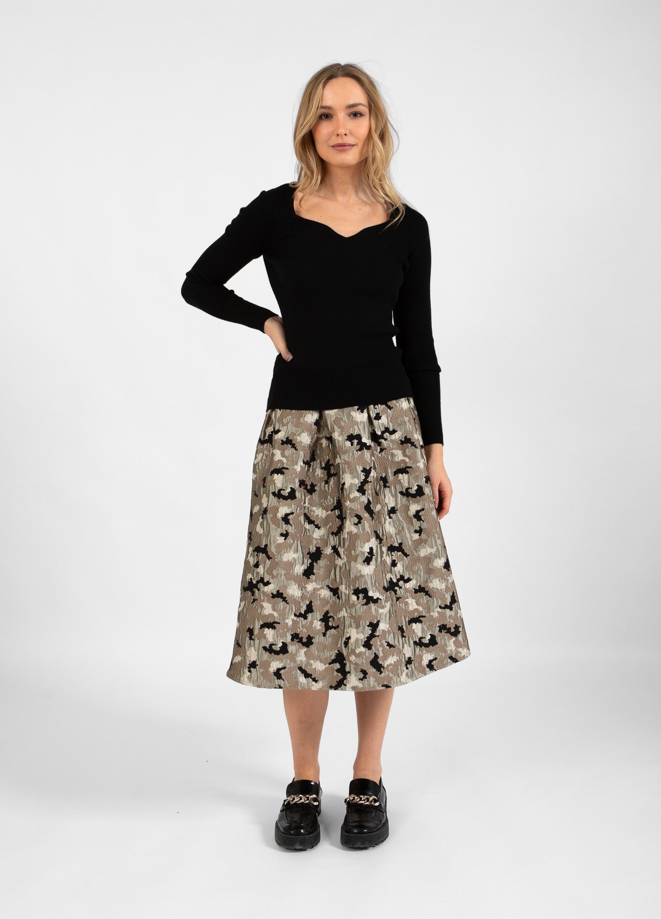 Coster Copenhagen JACQUARD ROK Skirt Graphic jaquard - 934