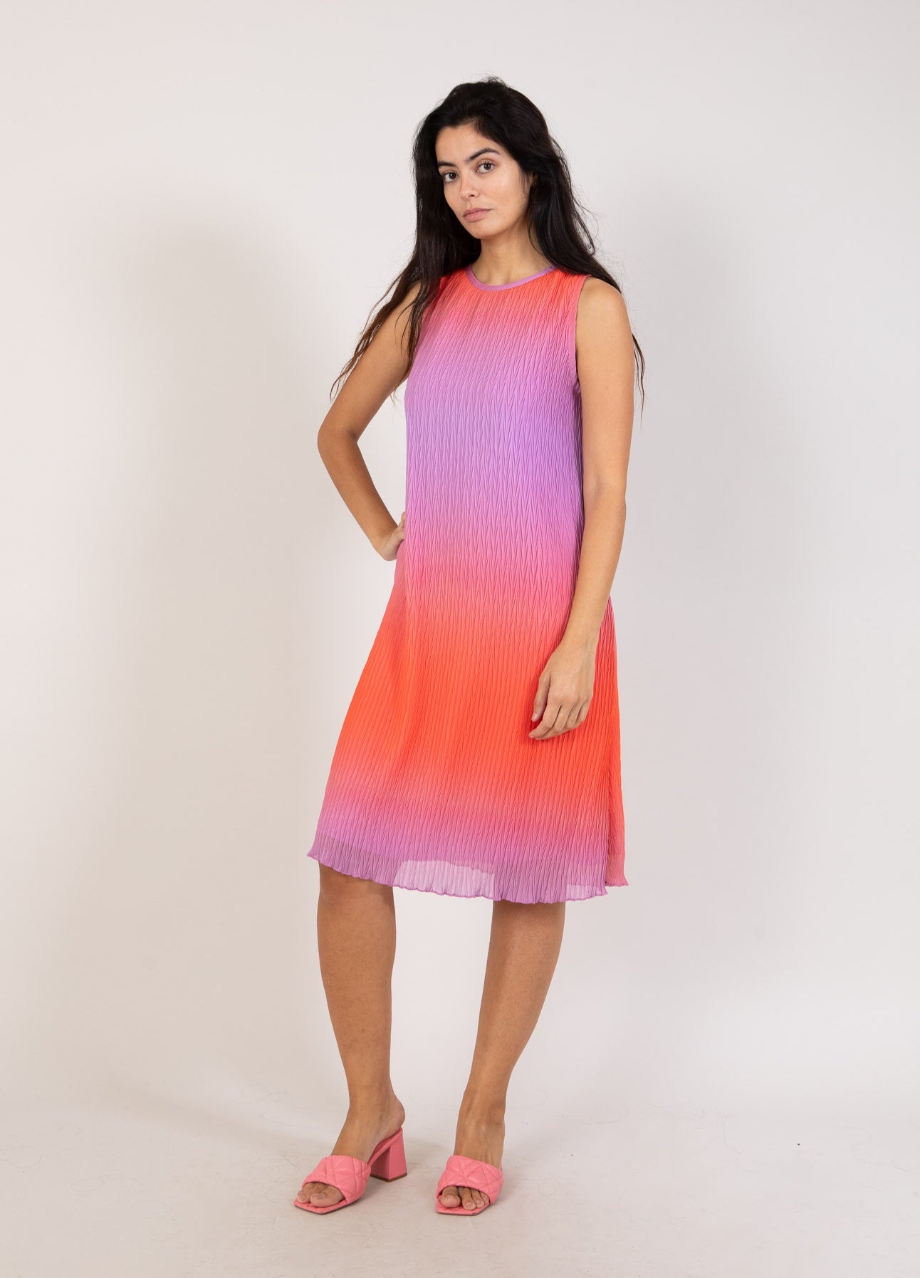 Coster Copenhagen  PLISSÉ KLEED IN DIP DYE Dress Two Color Plisse - 911