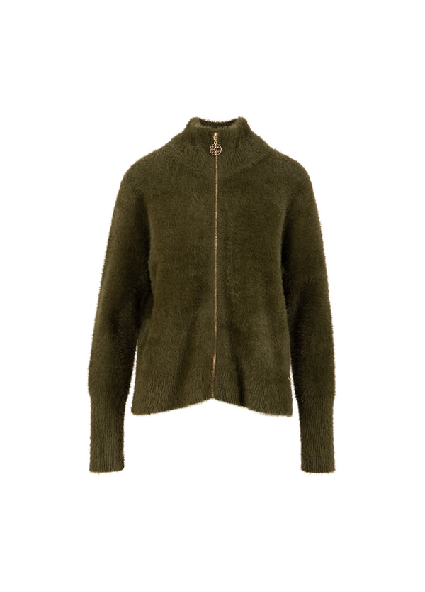 FLUFFY GEBREIDE VEST