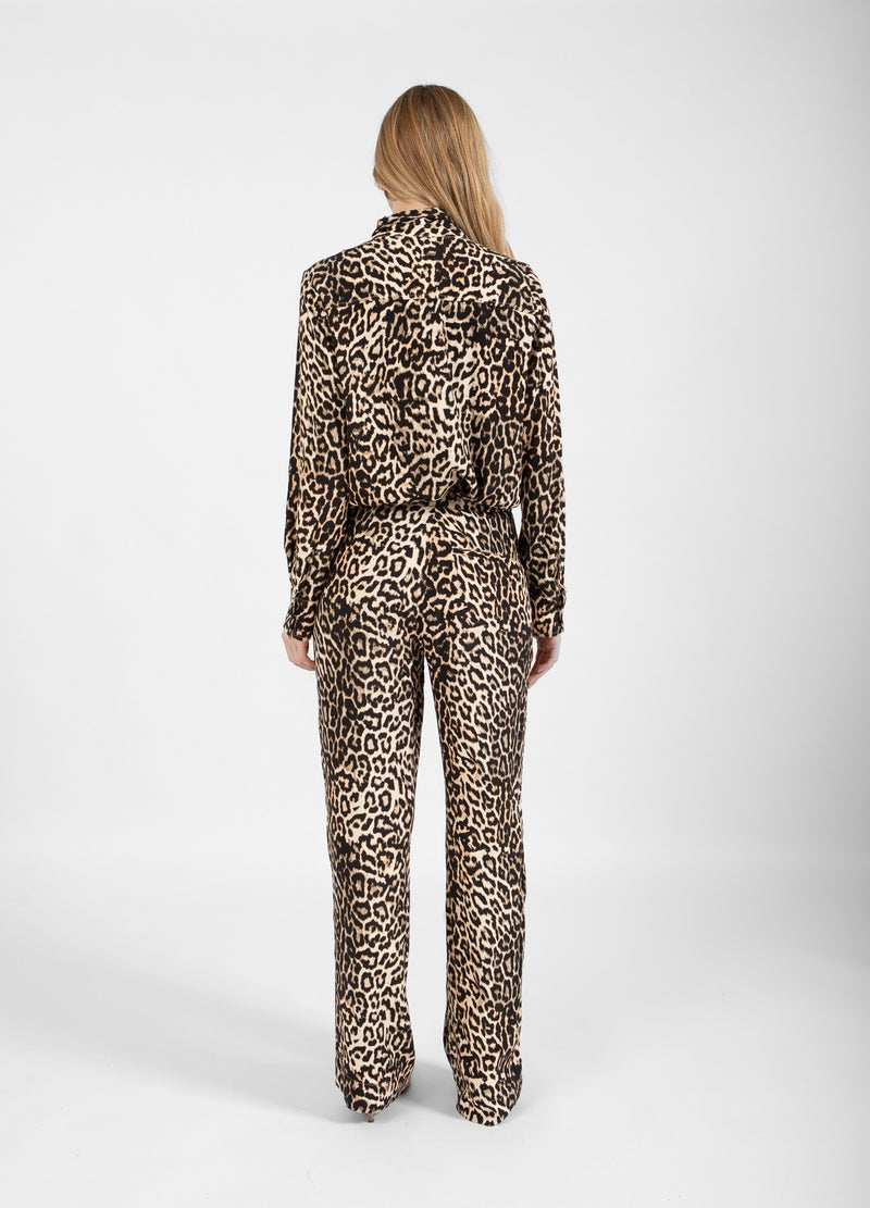 Coster Copenhagen BLOUSE IN LEOPARD PRINT Shirt/Blouse Leo print - 919