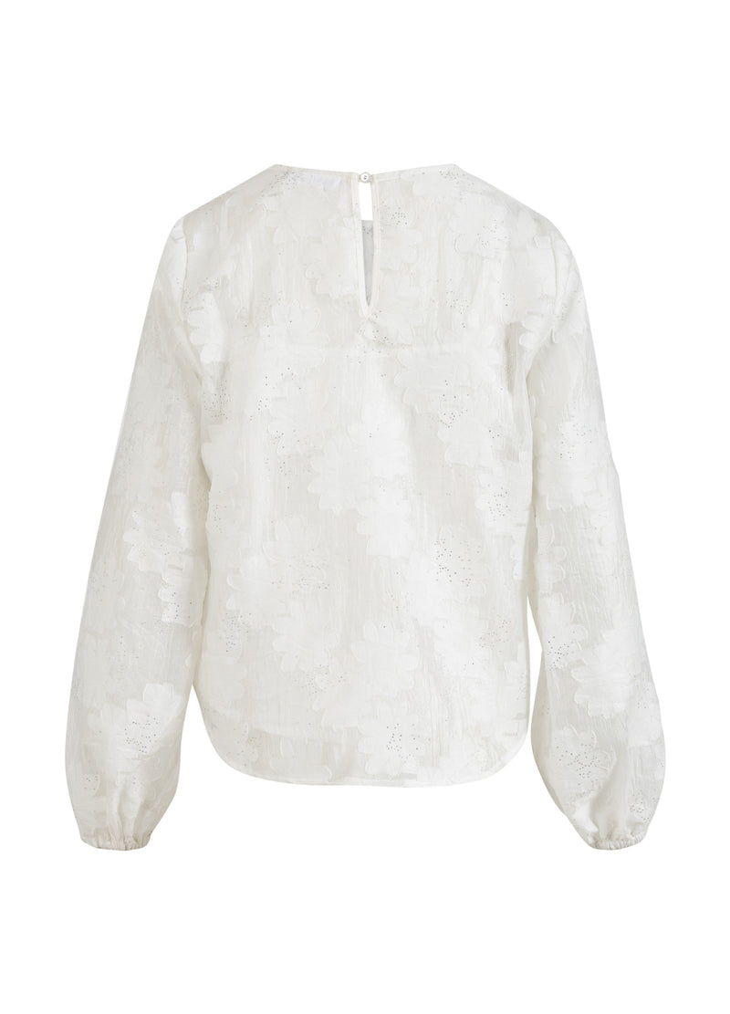 Coster Copenhagen BLOUSE MET BALLONMOUWEN Shirt/Blouse White - 200