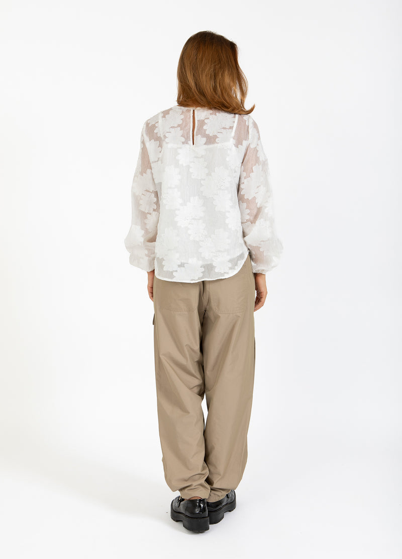 Coster Copenhagen BLOUSE MET BALLONMOUWEN Shirt/Blouse White - 200