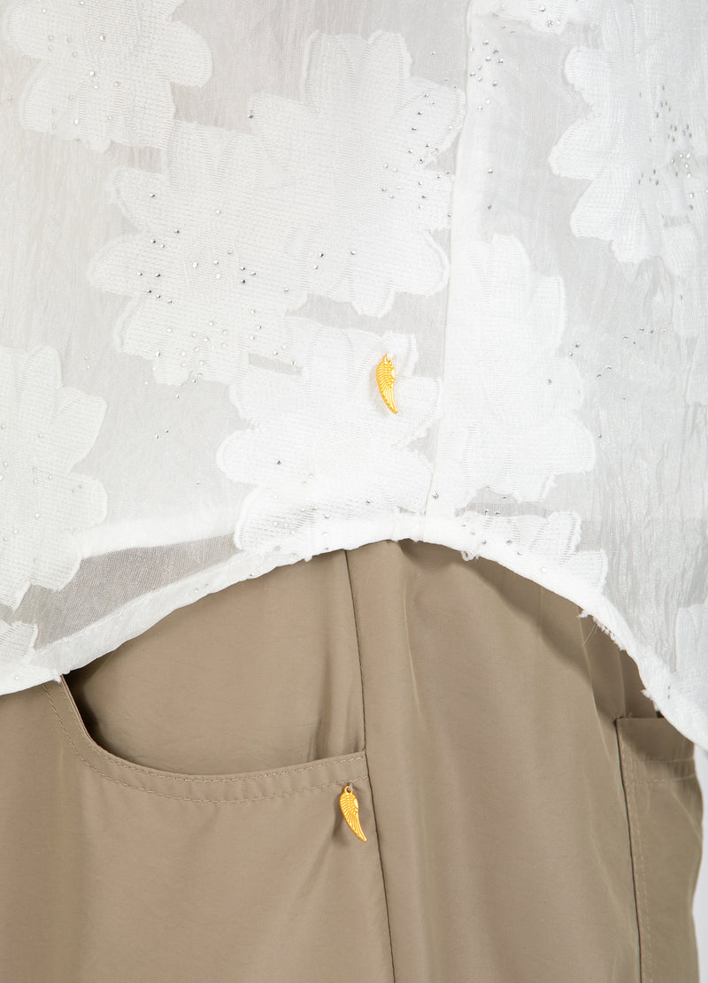 Coster Copenhagen BLOUSE MET BALLONMOUWEN Shirt/Blouse White - 200