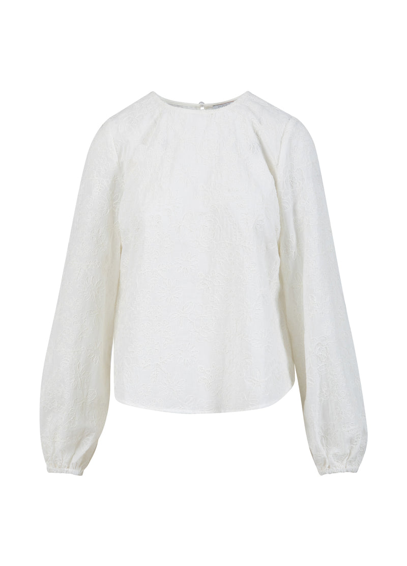 Coster Copenhagen BLOUSE MET BALLONSLEEVES Shirt/Blouse White - 200