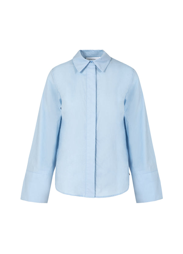 Coster Copenhagen BLOUSE MET PLOOIEN Shirt/Blouse Pastel blue - 358