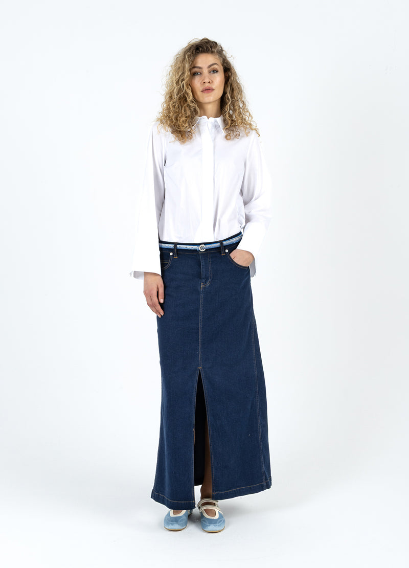 Coster Copenhagen BLOUSE MET PLOOIEN Shirt/Blouse White - 200