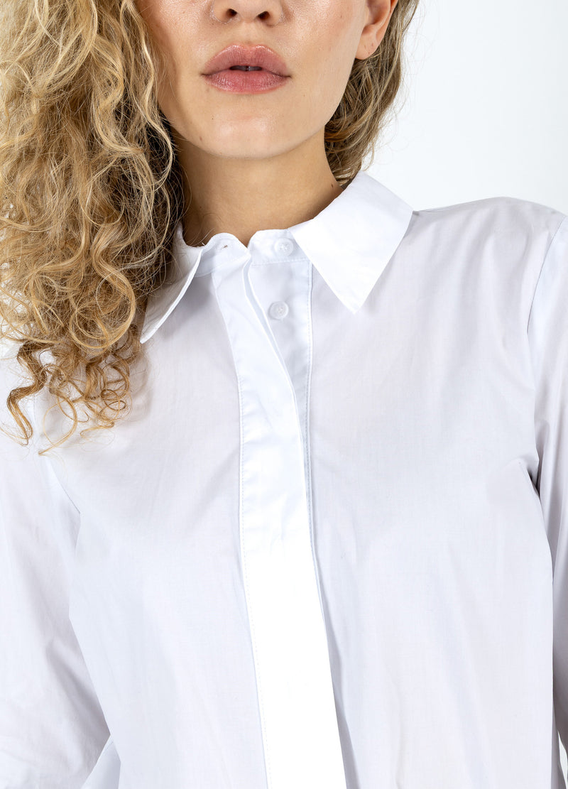 Coster Copenhagen BLOUSE MET PLOOIEN Shirt/Blouse White - 200
