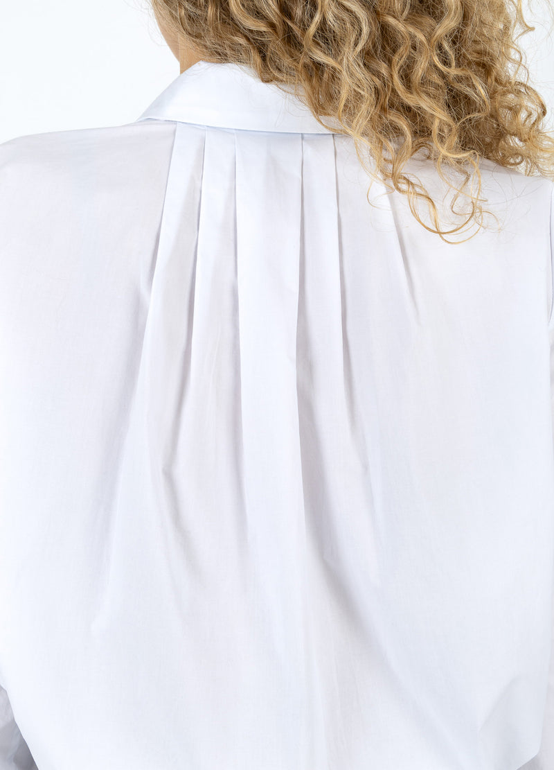 Coster Copenhagen BLOUSE MET PLOOIEN Shirt/Blouse White - 200