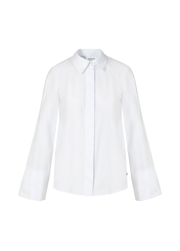 Coster Copenhagen BLOUSE MET PLOOIEN Shirt/Blouse White - 200