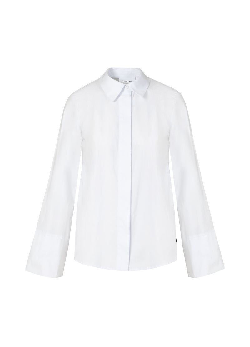 Coster Copenhagen BLOUSE MET PLOOIEN Shirt/Blouse White - 200