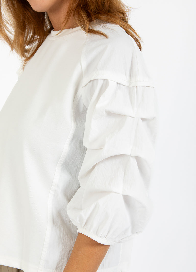 Coster Copenhagen BLOUSE MET POFMOUWEN Shirt/Blouse Off-white - 202