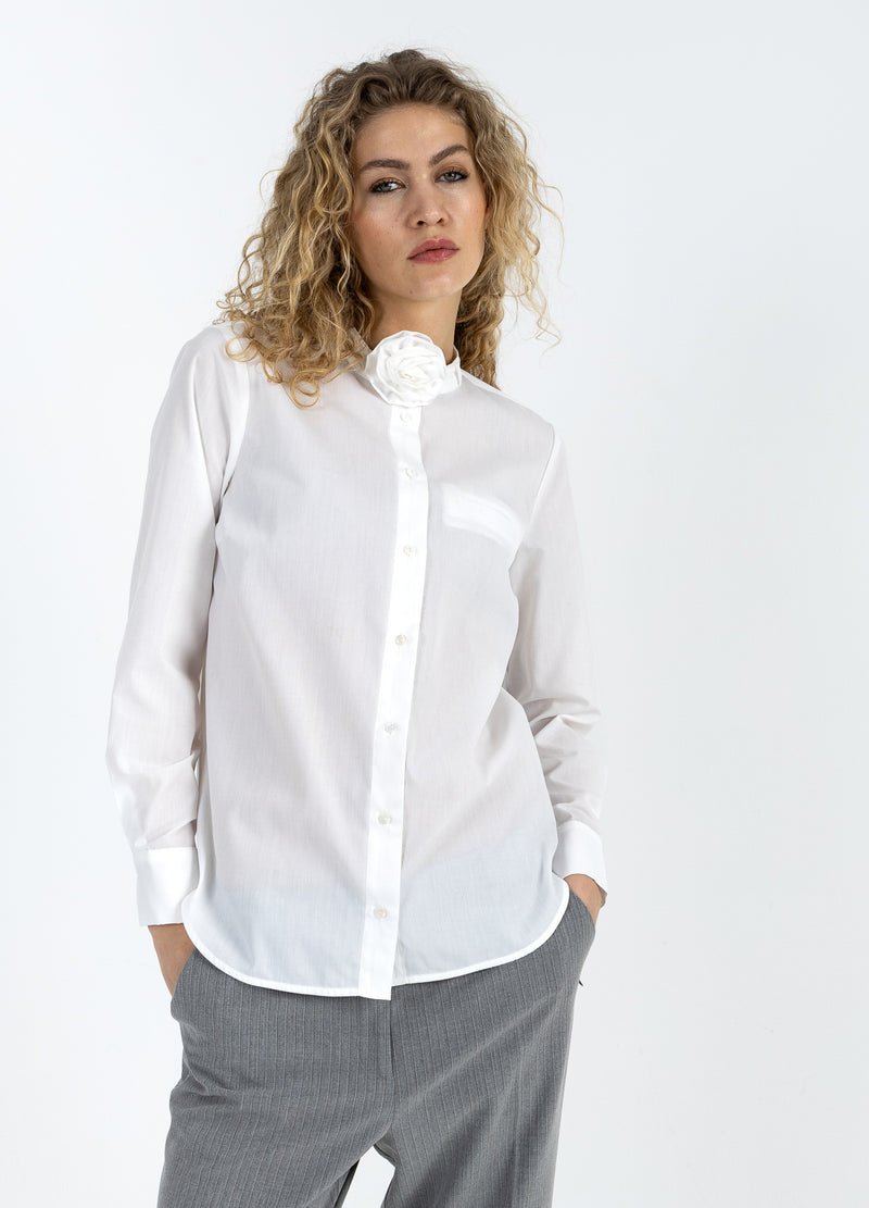 Coster Copenhagen BLOUSE MET ROZENKETTING Shirt/Blouse White - 200