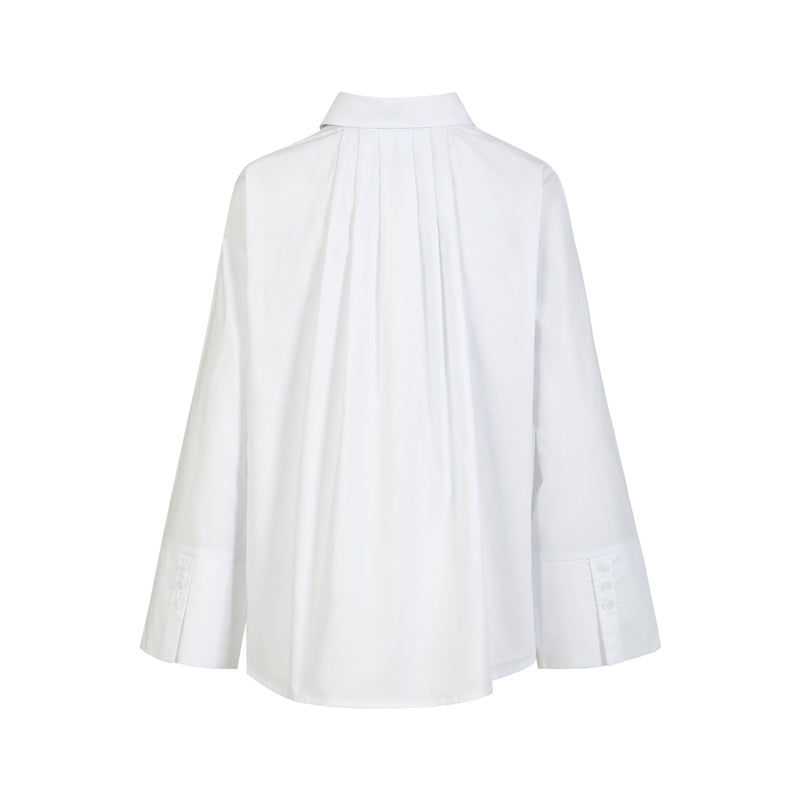 Coster Copenhagen BLOUSE MET RUGPLOOIEN Shirt/Blouse