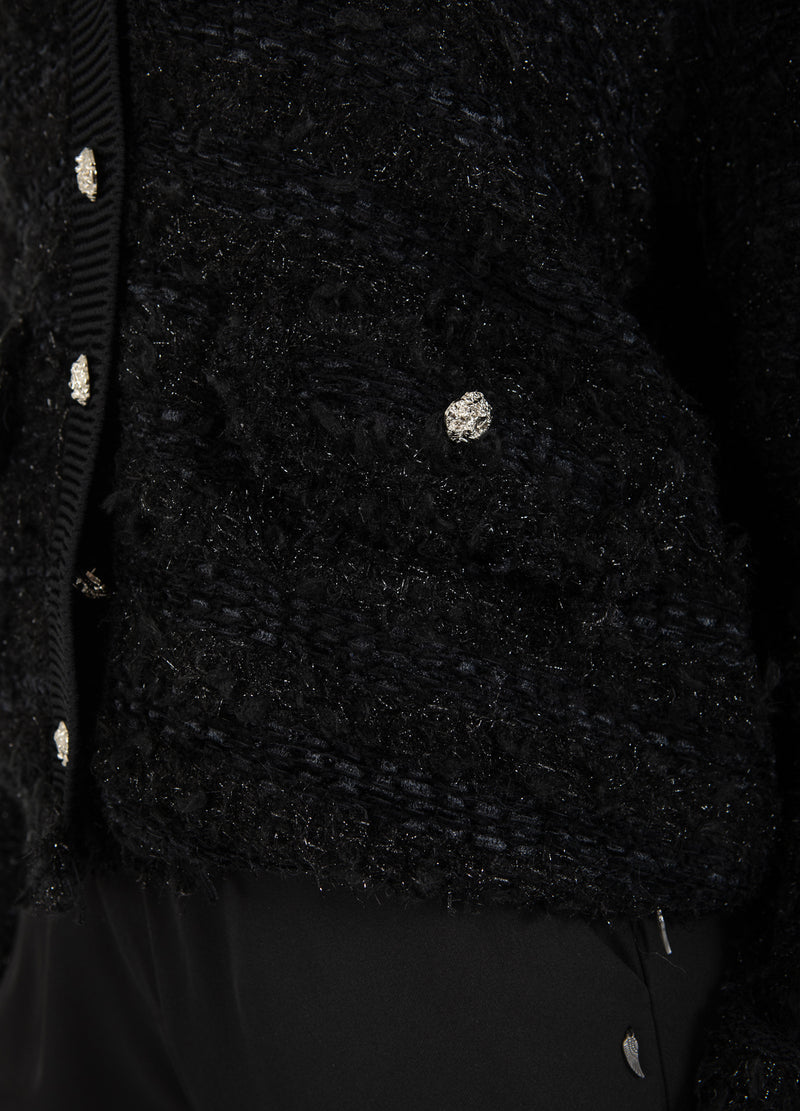 Coster Copenhagen BOUCLE TRICOT VEST Knitwear Black - 100