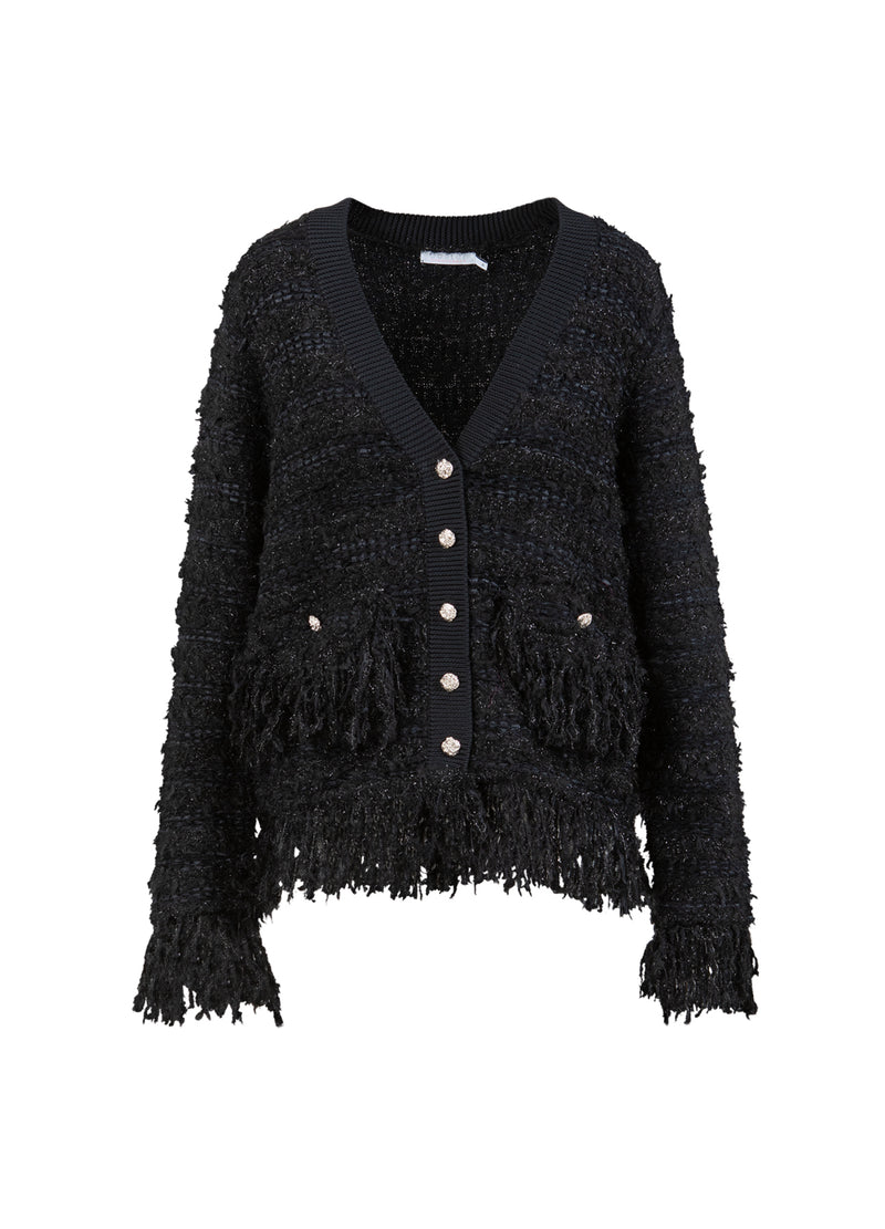 Coster Copenhagen BOUCLE TRICOT VEST Knitwear Black - 100