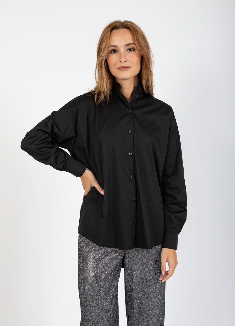 Coster Copenhagen BOXIGE KLASSIEKE BLOUSE Shirt/Blouse Black - 100