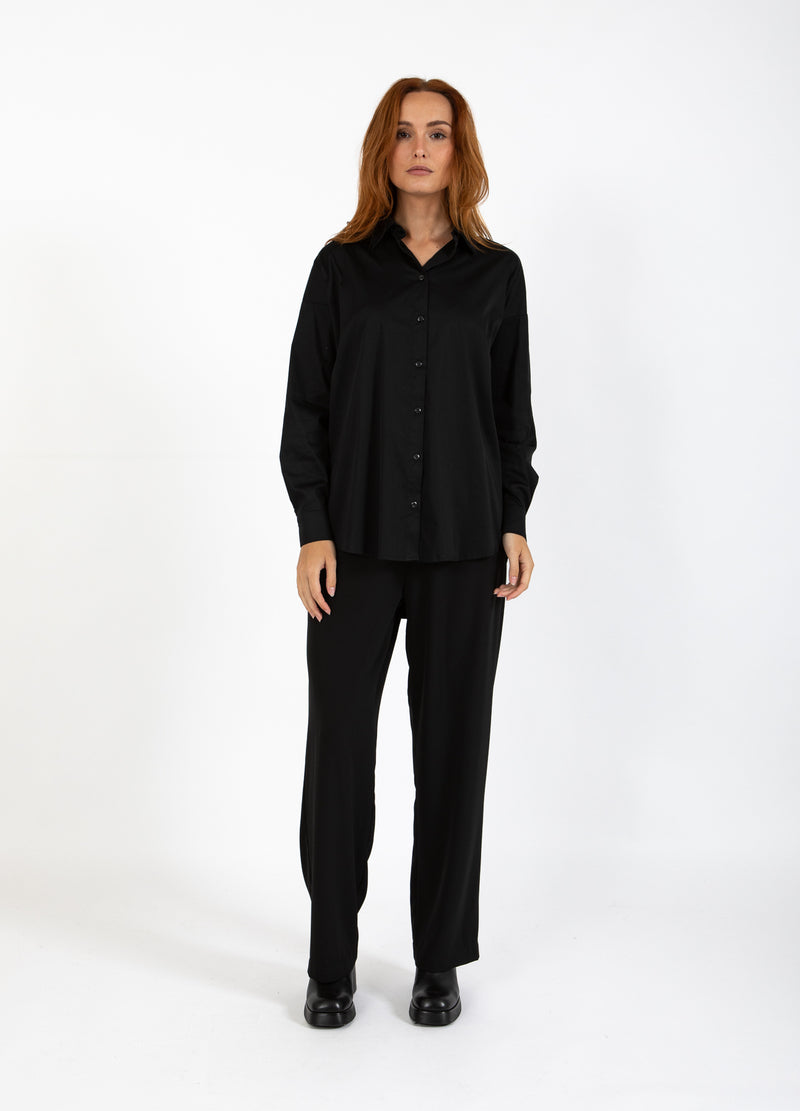 Coster Copenhagen BOXIGE KLASSIEKE BLOUSE Shirt/Blouse Black - 100