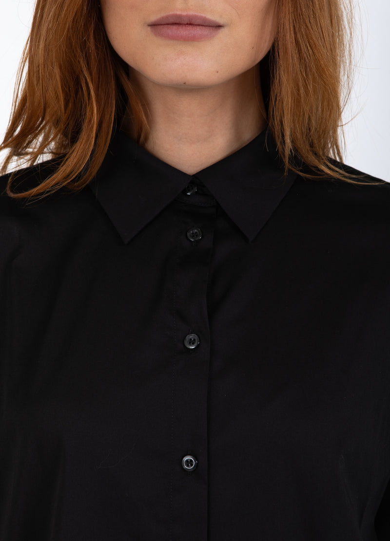 Coster Copenhagen BOXIGE KLASSIEKE BLOUSE Shirt/Blouse Black - 100