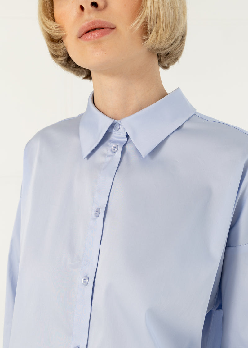 Coster Copenhagen BOXIGE KLASSIEKE BLOUSE Shirt/Blouse Oxford blue - 508