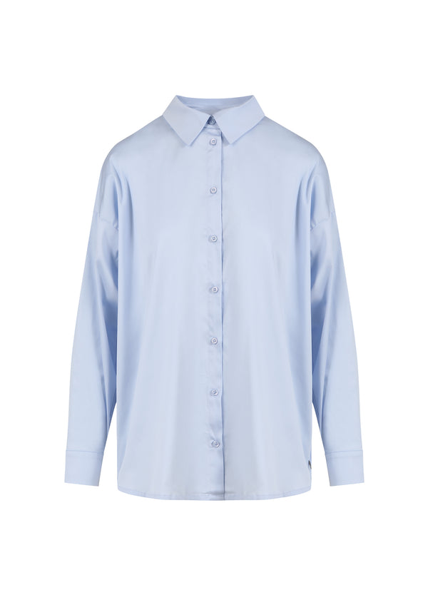 Coster Copenhagen BOXIGE KLASSIEKE BLOUSE Shirt/Blouse Oxford blue - 508