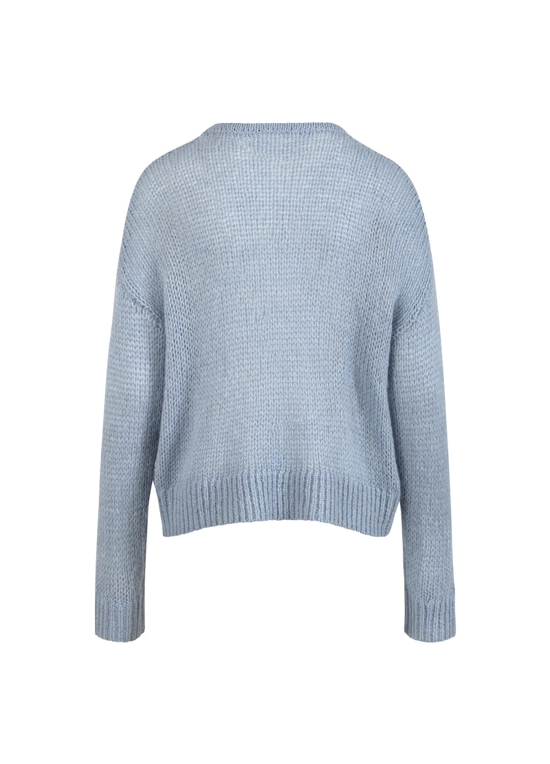 Coster Copenhagen BREI MET COSTER EMBLEEM Knitwear Ice blue - 544