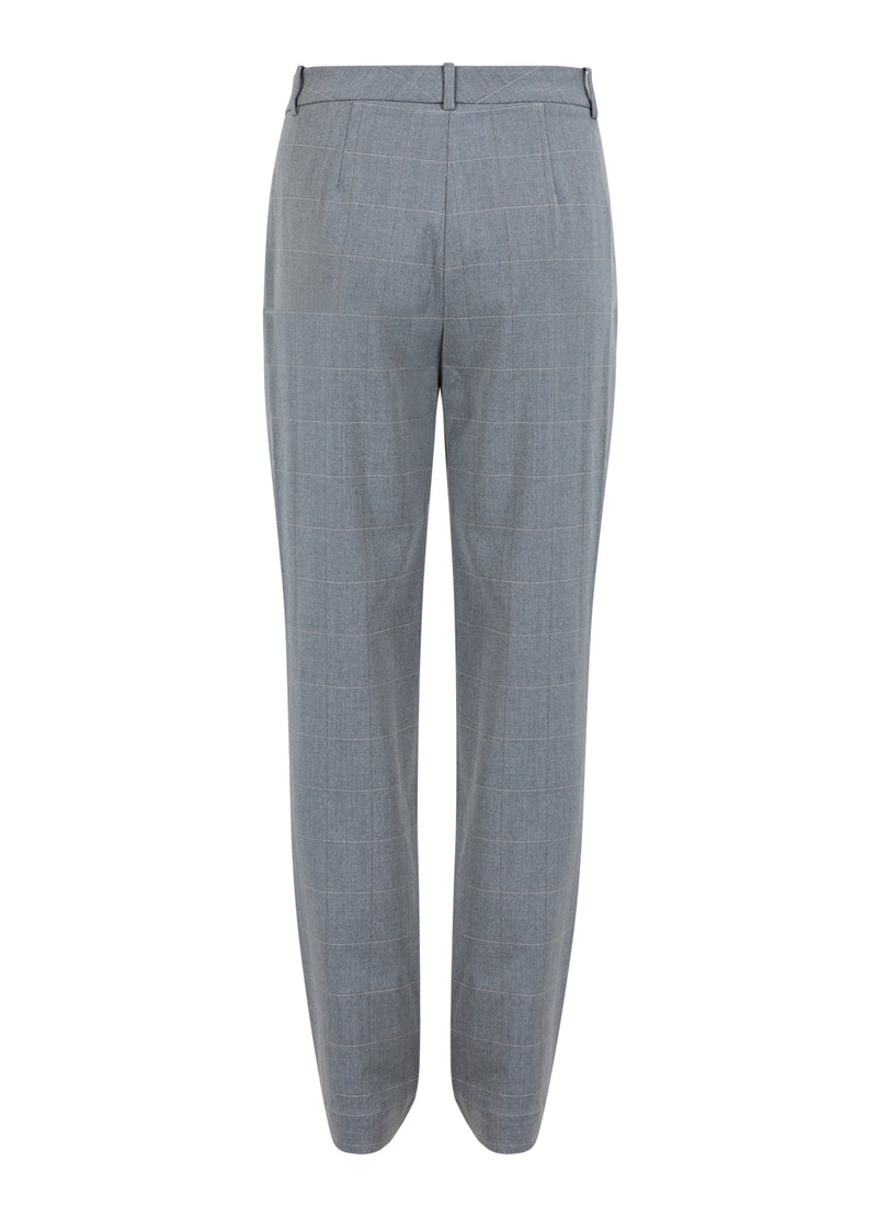 Coster Copenhagen BROEK - STELLA PASVORM Pants Light grey check - 160