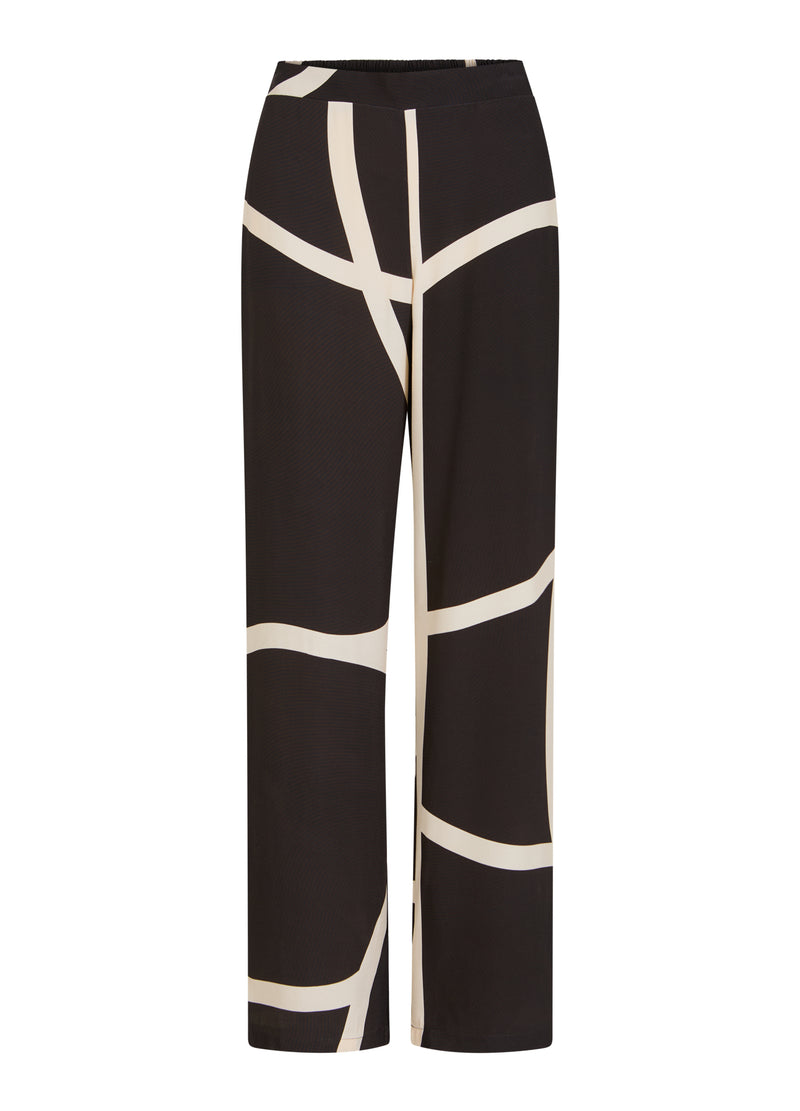 Coster Copenhagen BROEK IN VELDPRINT - SLIM FIT Pants Field print - 953