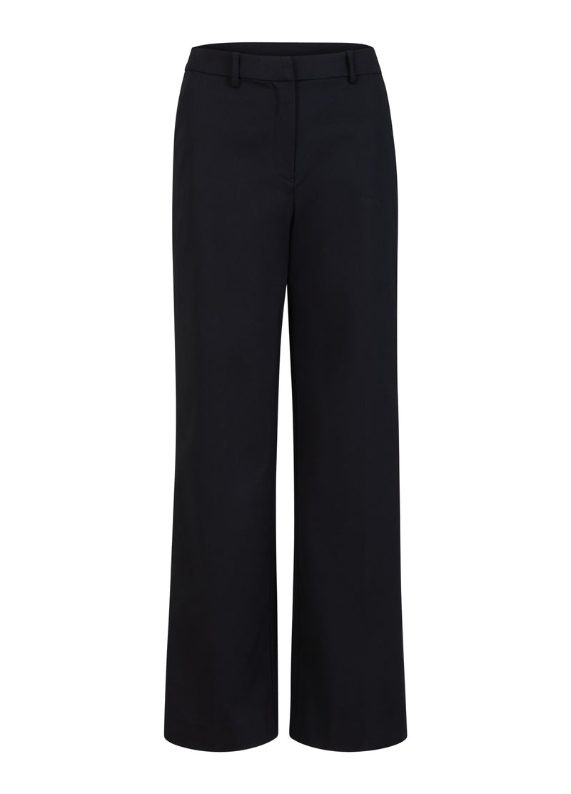 Coster Copenhagen BROEK MET WIJDE PIJPEN - PETRA-PASVORM Pants Black - 100