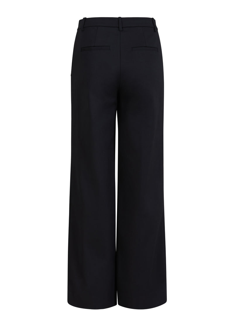 Coster Copenhagen BROEK MET WIJDE PIJPEN - PETRA-PASVORM Pants Black - 100