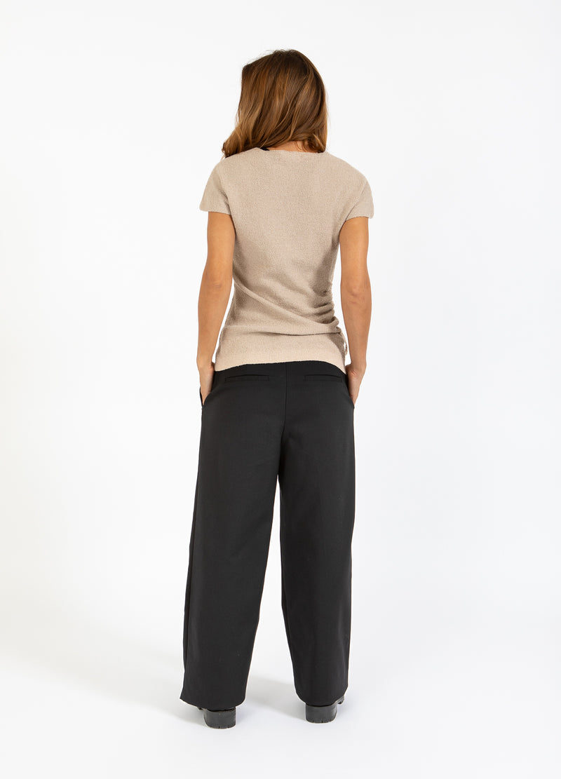 Coster Copenhagen BROEK MET WIJDE PIJPEN - PETRA-PASVORM Pants Black - 100