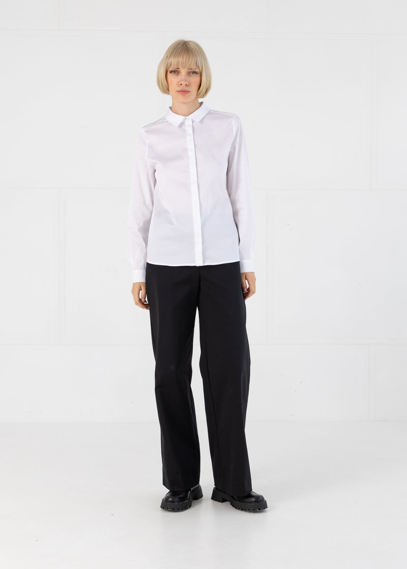 Coster Copenhagen BROEK MET WIJDE PIJPEN - PETRA-PASVORM Pants Black - 100