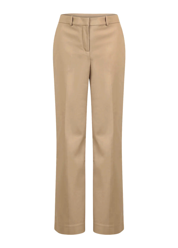 Coster Copenhagen BROEK MET WIJDE PIJPEN - PETRA-PASVORM Pants Desert sand - 329