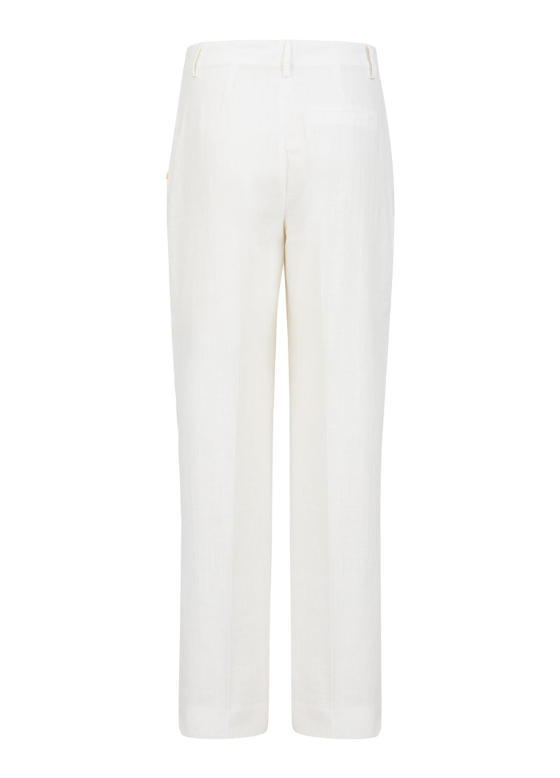 Coster Copenhagen BROEK MET WIJDE PIJPEN - PETRA PASVORM Pants White - 200