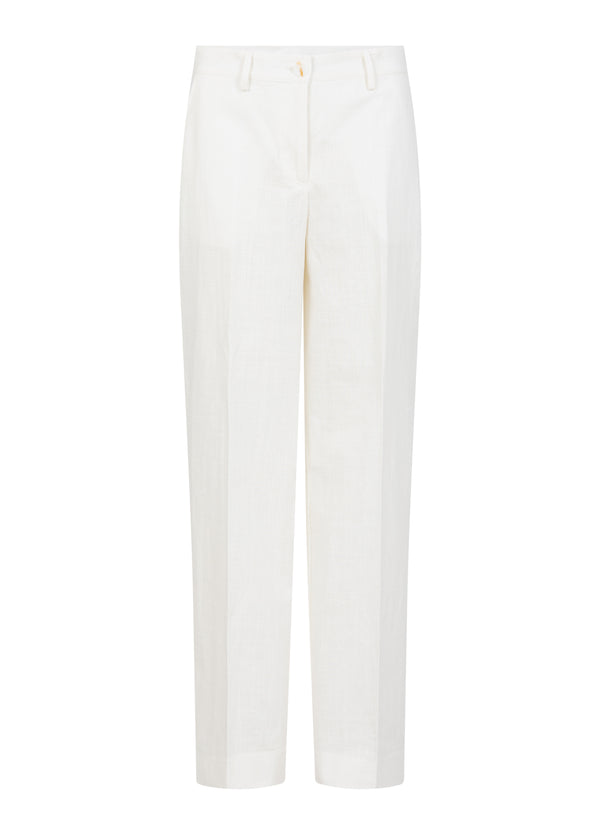 Coster Copenhagen BROEK MET WIJDE PIJPEN - PETRA PASVORM Pants White - 200