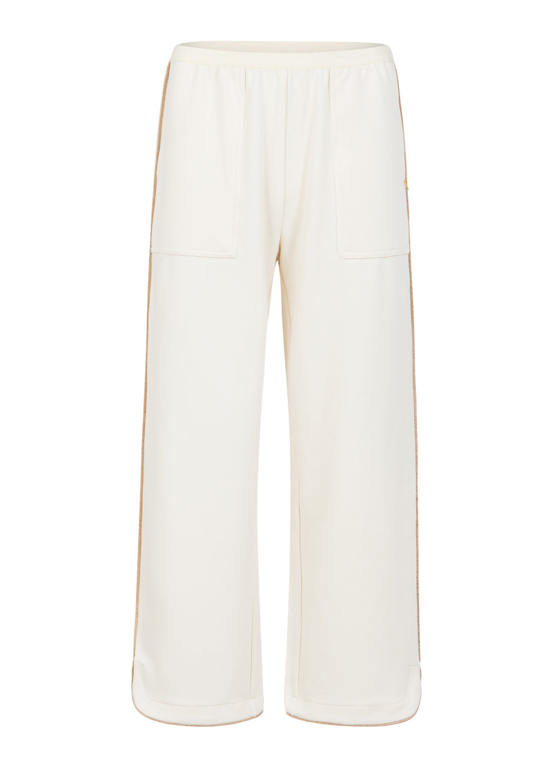 Coster Copenhagen BROEK MET WIJDE PIJPEN - SILLE PASVORM Pants Off White - 202