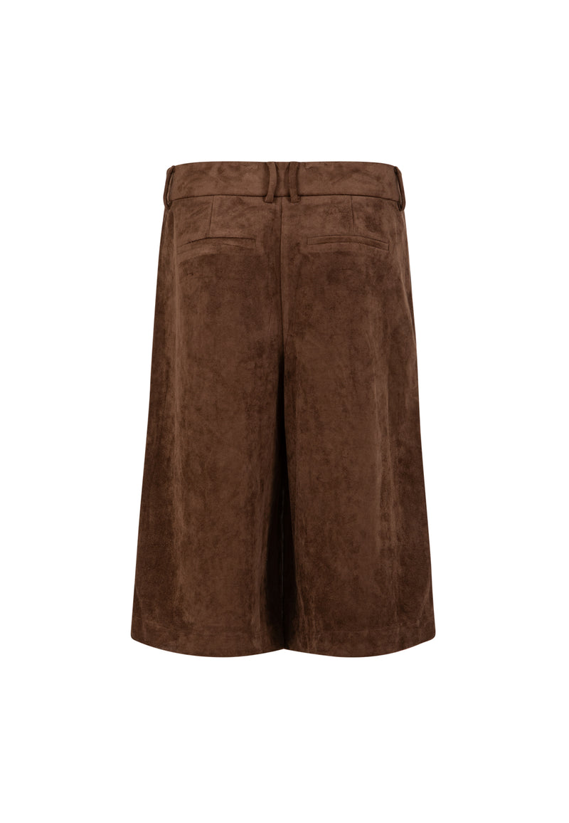 Coster Copenhagen Boxy klassieke overhemd Pants Dark Brown - 335