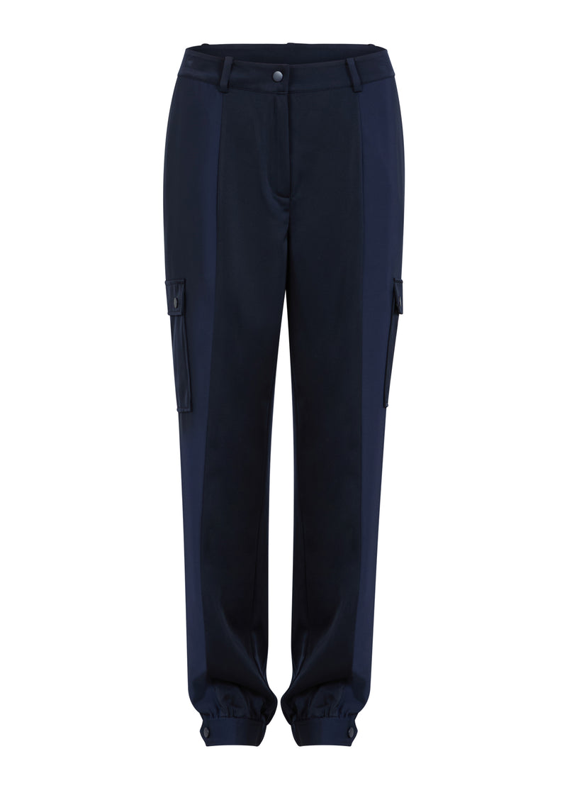 Coster Copenhagen CARGOBROEK - STELLA PASVORM Pants Dark blue - 579