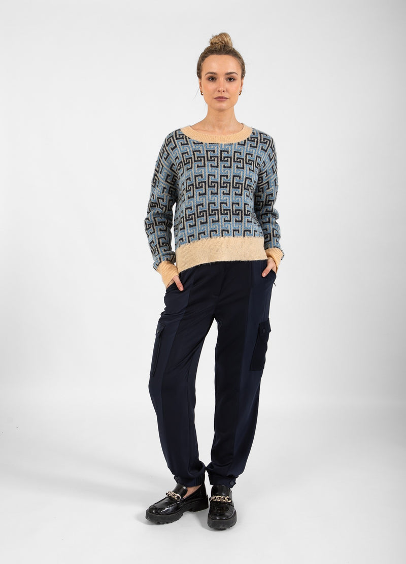 Coster Copenhagen CARGOBROEK - STELLA PASVORM Pants Dark blue - 579