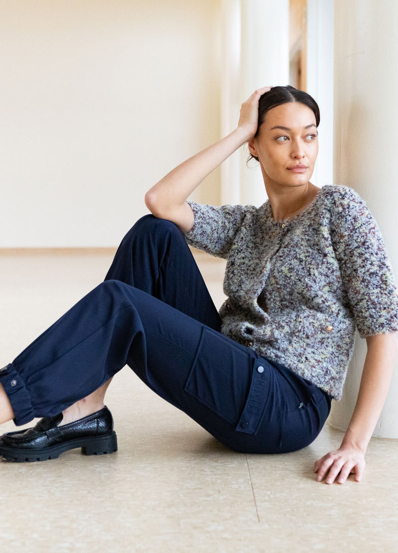 Coster Copenhagen CARGOBROEK IN SATIJN - PETRA PASVORM Pants Dark grey - 158