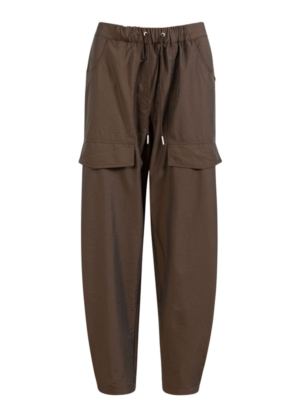Coster Copenhagen CARGO BROEK - SILLE FIT Pants Warm brown - 367