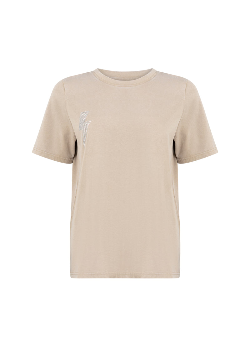 CC Heart CC HART LIGHTNING TEE - MID SLEEVE T-Shirt Washed sand - 365