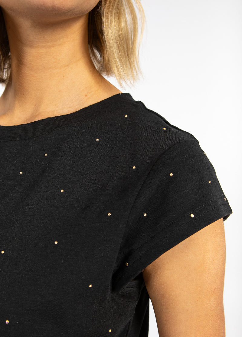 CC Heart CC HART STUD TEE T-Shirt Black - 100