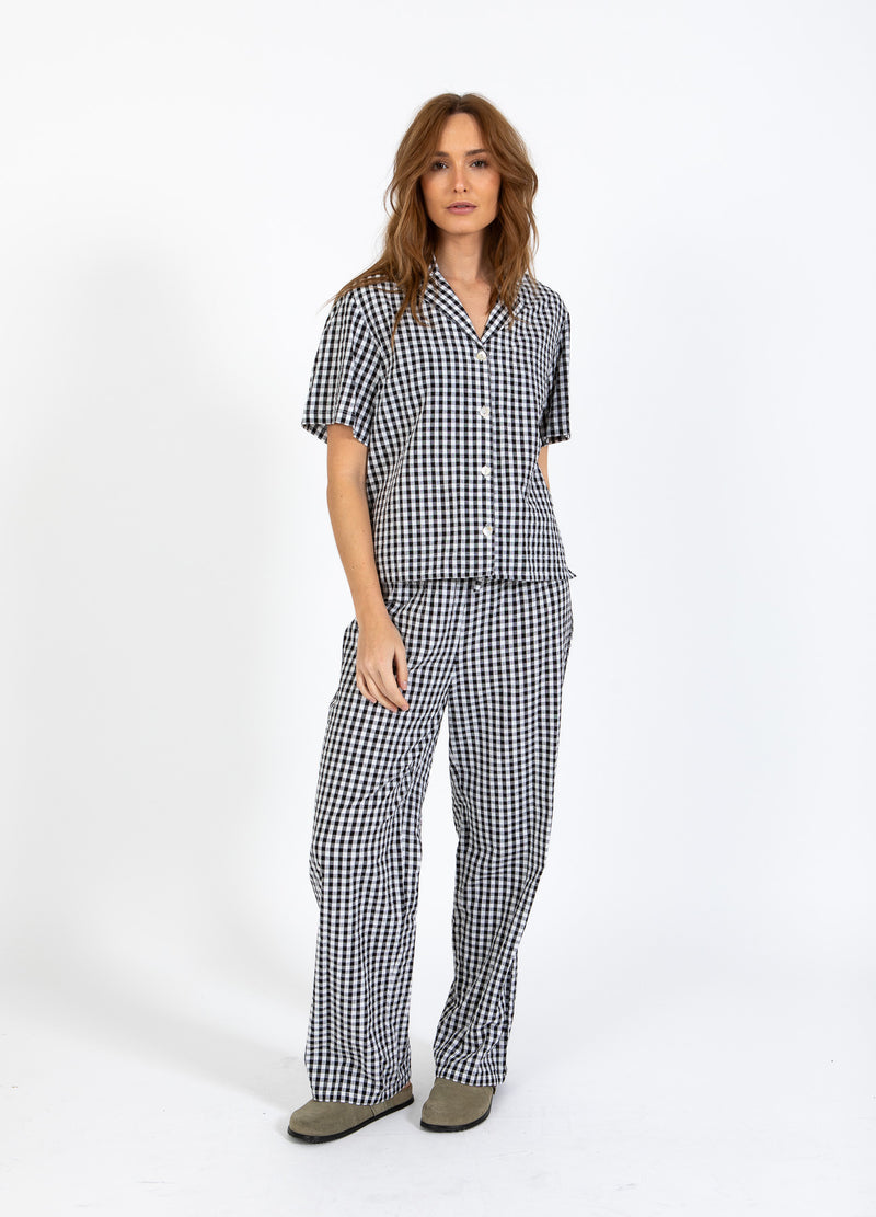 CC Heart CC HEART ALENA KORTE MOUWEN SHIRT Shirt/Blouse Black/white check - 146