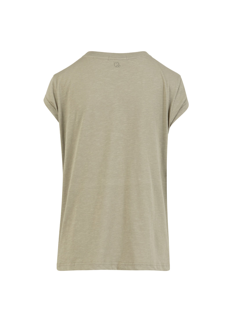 CC Heart CC HEART ALFI T-SHIRT - KAPMOUW T-Shirt Dusty olive - 479