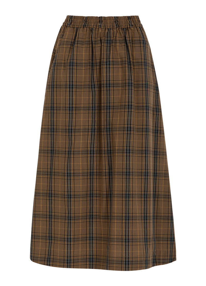 CC Heart CC HEART ALIA LANGE ROK Skirt Golden brown check - 793