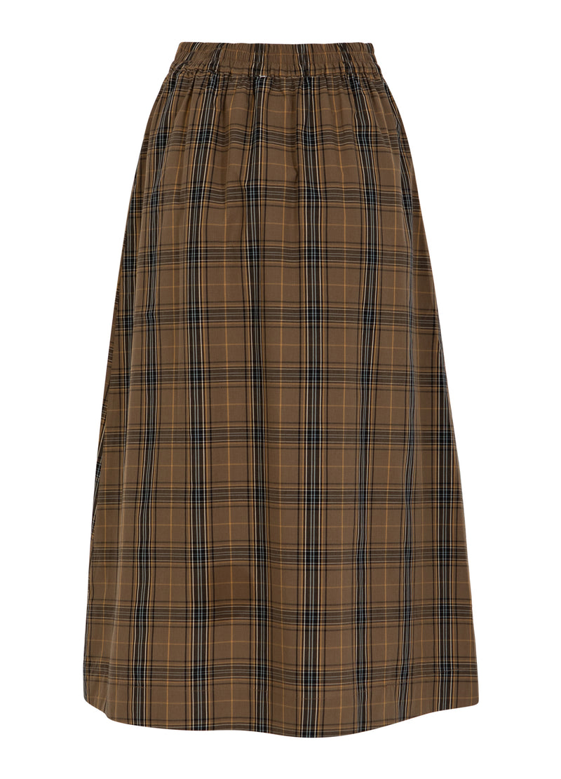 CC Heart CC HEART ALIA LANGE ROK Skirt Golden brown check - 793